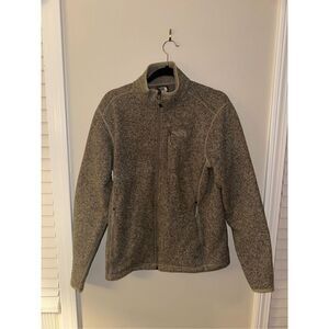 The North Face Men’s Sweater Fleece Quarter Zip, Size Small,  Heather Grey